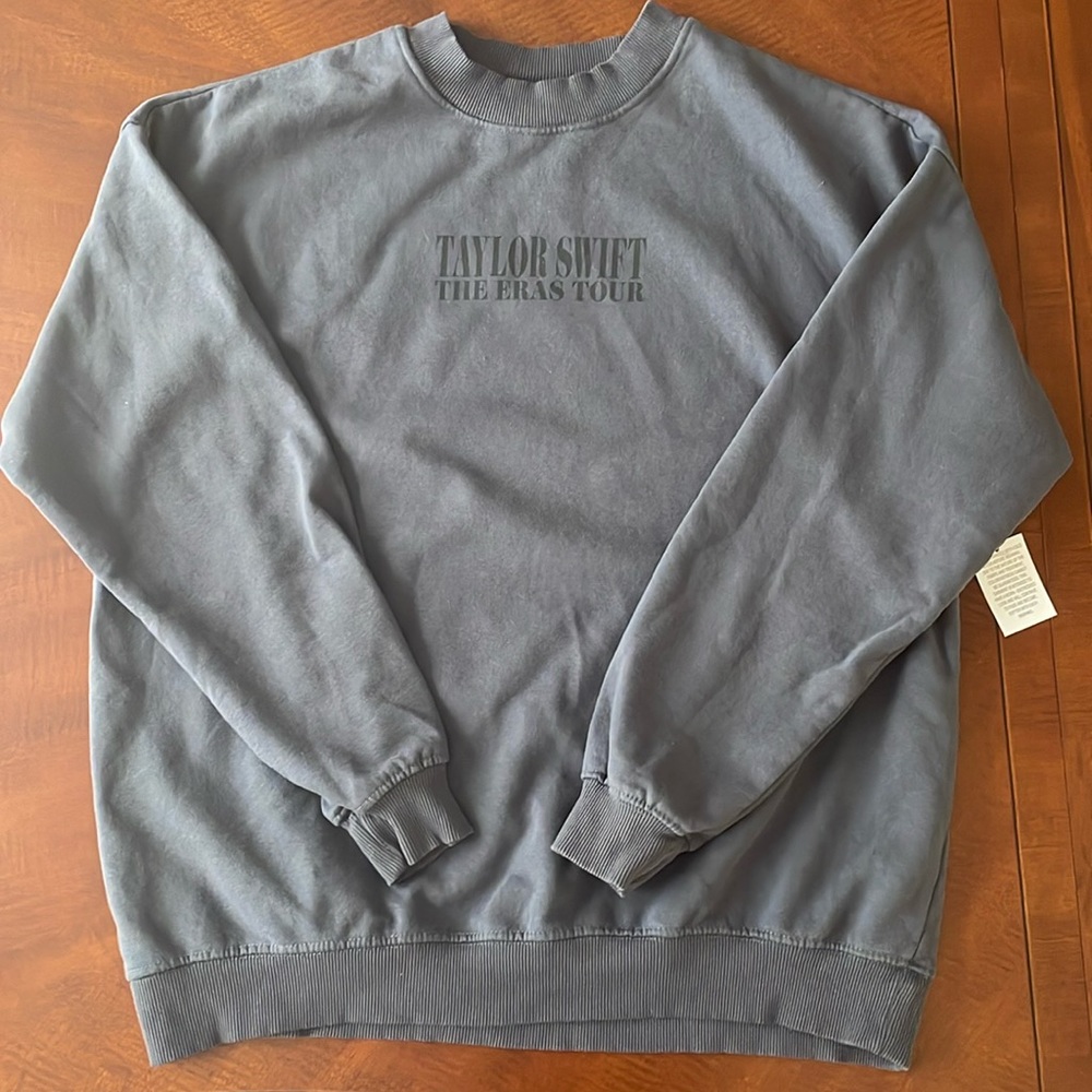 Taylor Swift Eras Tour Blue Crewneck Sweatshirt
